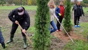 АКЦИЯ ПО ПОСАДКЕ ЗЕЛЕНЫХ НАСАЖДЕНИЙ