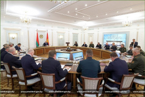 Александр Лукашенко собрал заседание Совбеза по вопросам обеспечения национальной безопасности Беларуси