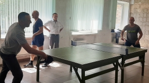 Соревнования по настольному теннису прошли в Могилевском областном комитете природных ресурсов и охраны окружающей среды.